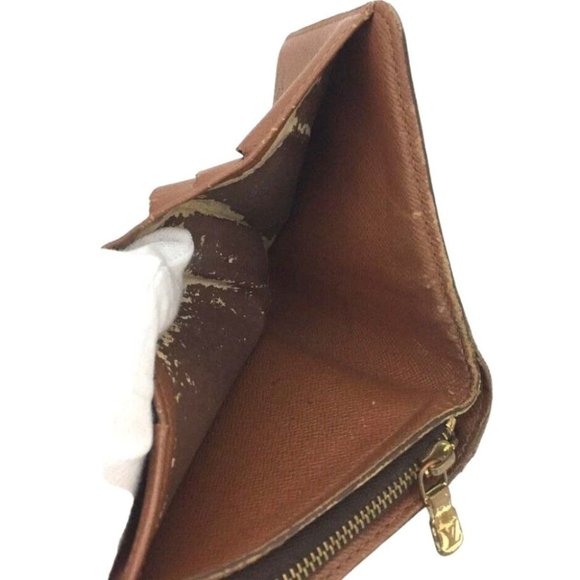 427130T Louis Vuitton Wallet Compact Zip Brown Monogram - Picture 6 of 9